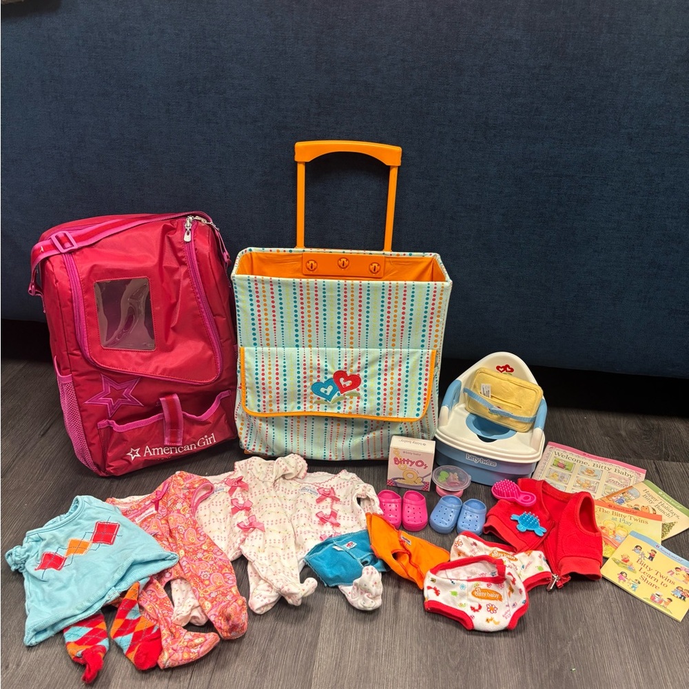American Girl Doll Bitty Baby Toy and Accessories Set